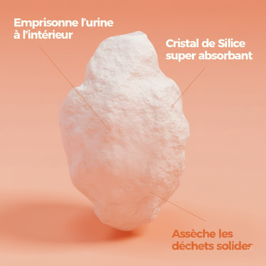 Fellya - Litière sans odeurs pour chats