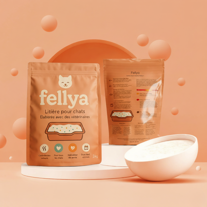Fellya - Litière sans odeurs pour chats