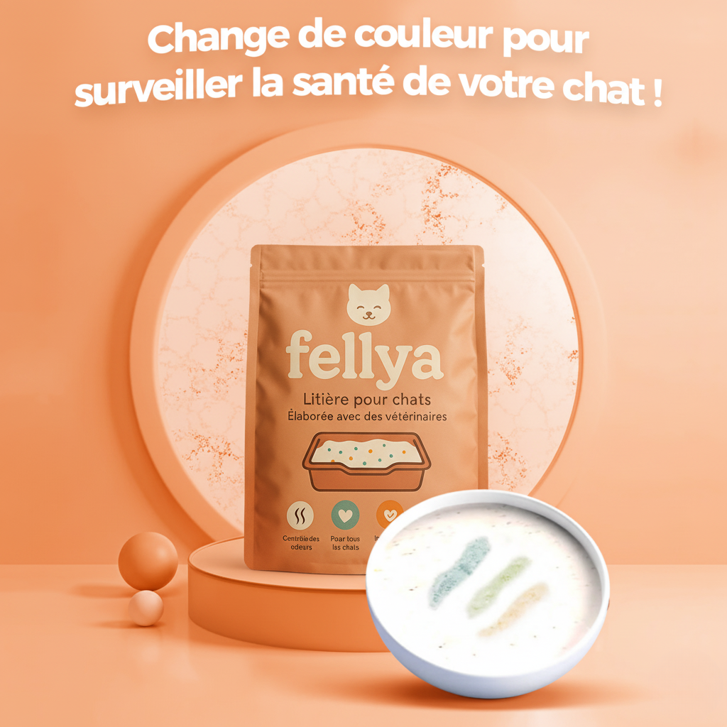 Fellya - Litière sans odeurs pour chats